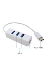 Type c to  Usb 2.0 Çevirici 4 Port çecirici adaptör