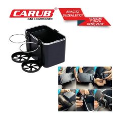 Araç İçi Düzenliyici+Bardak Tutucu