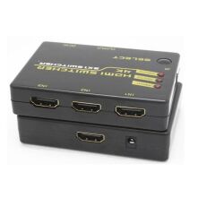 Hdmi Switch 3 Port Çoklayıcı Kumandalı 4K Ultra Hd Destekli
