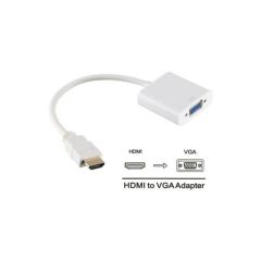 Hdmi to Vga Kablo Çevirici Dönüştürücü Görüntü Altın Uçlu-FULL HD