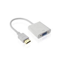 Hdmi to Vga Kablo Çevirici Dönüştürücü Görüntü Altın Uçlu-FULL HD