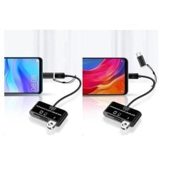 Type-C Micro Usb 3in1 Sd Micrsd Kart Okuyucu Otg Çevirici Kablosu 1 Adet