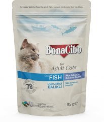 Soslu Uskumru-Balıklı Pouch Yetişkin Kedi Yaş Maması  12 Adet