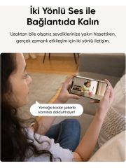 Eufy Security C220 360 Derece Dönebilen Kızılötesi Gece Görüşlü IP Kamera - T8W1 (Anker Türkiye Garantili