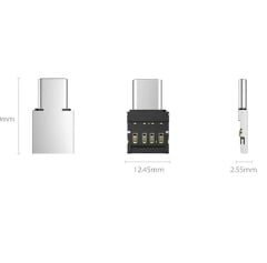 Type C To Usb Çevirici Mini Dönüştürücü Adaptör