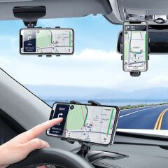 CARUB Telefon Tutucu Torpido Üstü Numaratörlü 360 Derece