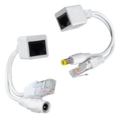 PASİF POE SPLITTER DİŞİ ERKEK POWER UÇ IP KAMERA POE KABLOSU