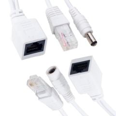 PASİF POE SPLITTER DİŞİ ERKEK POWER UÇ IP KAMERA POE KABLOSU