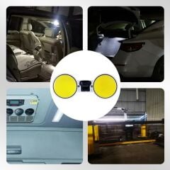 Cob Led Araç Tavan - Bagaj Aydinlatma Dc10-48 Volt (2li̇ Paket) 200x80mm