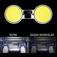 Cob Led Araç Tavan - Bagaj Aydinlatma Dc10-48 Volt (2li̇ Paket) 200x80mm