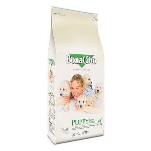 BonaCibo Puppy Lamb & Rice Kuzu Etli ve Pirinçli Yavru Köpek Maması 3 Kg