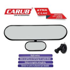 Ayna içi Çift Görüş İç İlave Vantuzlu Ayna 27x7 cm