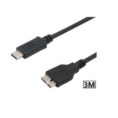 5243 Usb Type C To Micro Usb 3.0 Taşınabilir Hdd Hard Disk Kablosu 3M (3 Metre)