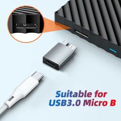 4570 Usb Type C To Micro B Usb Çevirici Dönüştürücü Adaptör 1 Adet