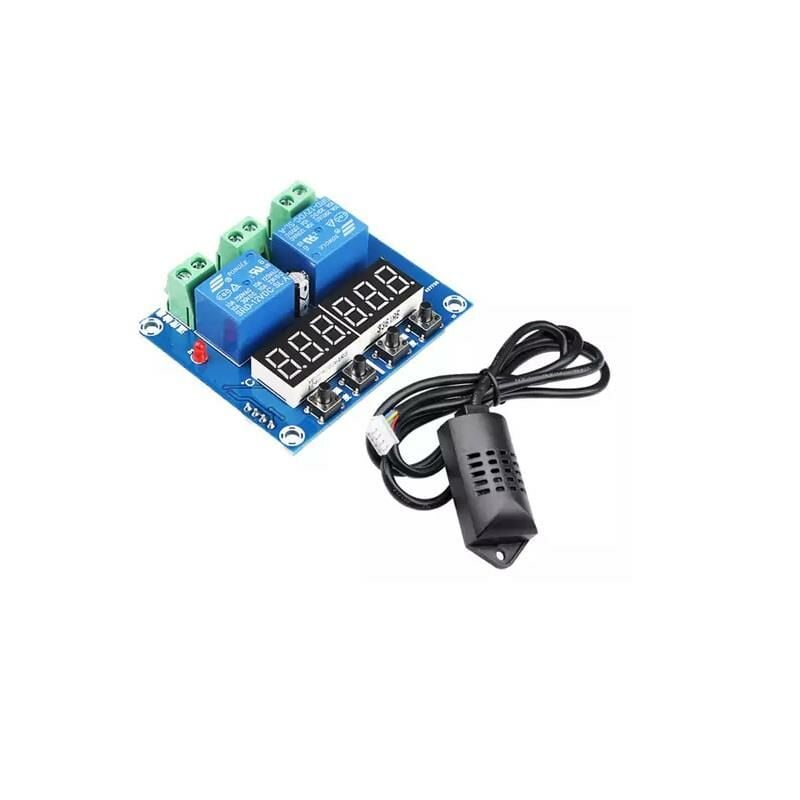 XH-M452 Çift Çıkışlı Kuluçka Sıcaklık Nem Kontrol Rölesi Modülü - 12V