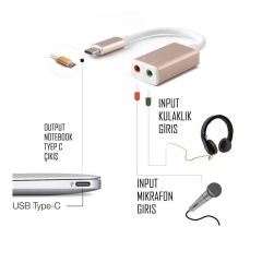 5.1 Kanal Usb Type-C Ses Kartı