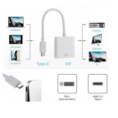 Type C To Dvi 24+5 Çevirici Dönüştürücü Adaptör