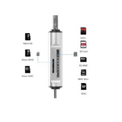Type C Usb Kart Okuyucu Micro Sd Card Reader Çevirici Dönüştürücü Adaptör