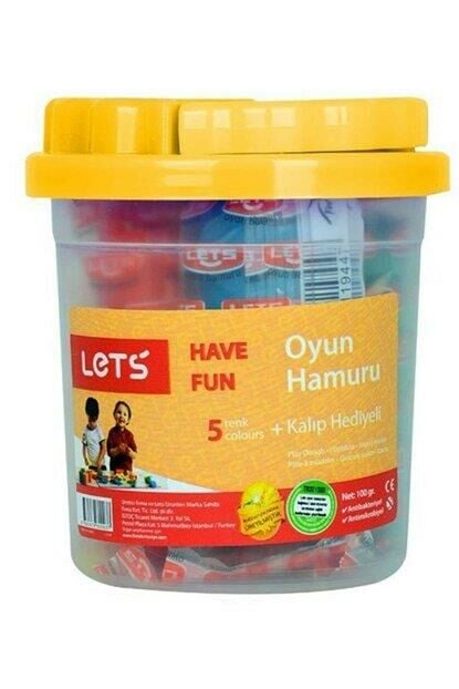 LETS OYUN HAMURU 100 GR.5 RENK +KALIP L8100