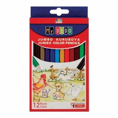 MYDİDO KURU BOYA JUMBO 12 Lİ