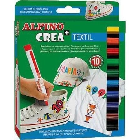 ALPINO AR-132 CREA TEXTİL KEÇELİ KALEM 10 LU