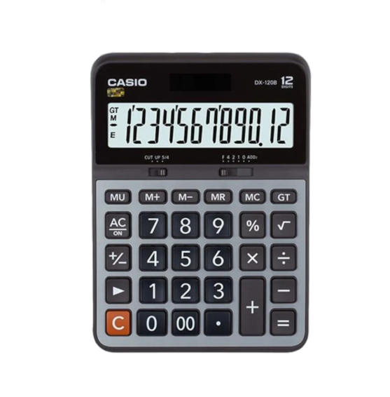 CASIO HESAP MAKİNASI DX-120-B