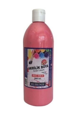 RUBENIS AKRİLİK BOYA ŞİŞE 500 ML.PEMBE