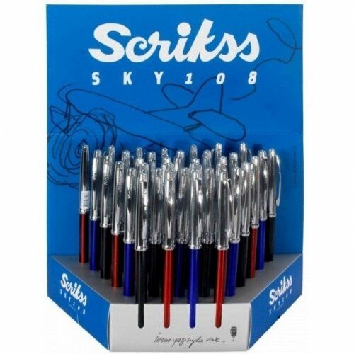 SCRİKSS SKY TÜKENMEZ KALEM 108 36 LI STAND