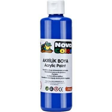 NOVA COLOR AKRİLİK BOYA 250 GR.MAVİ NC-3012