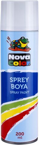 NOVA COLOR SPREY BOYA 200 ML.BEYAZ NC-804