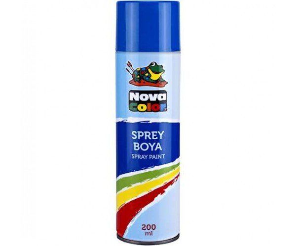 NOVA COLOR SPREY BOYA 200 ML.MAVİ NC-802