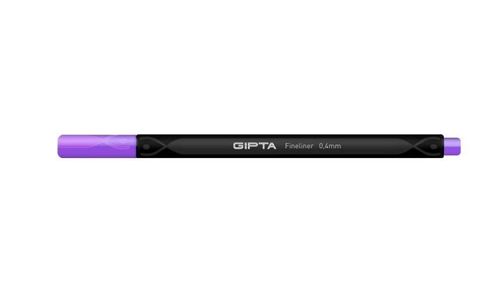 GIPTA FINELINER KALEM 0.4 LILA 12 Lİ