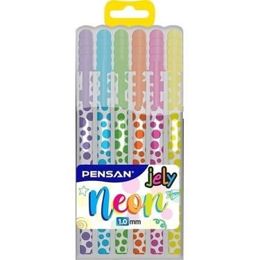 PENSAN JELY NEON JEL KALEM 6 LI KRŞ. 2801