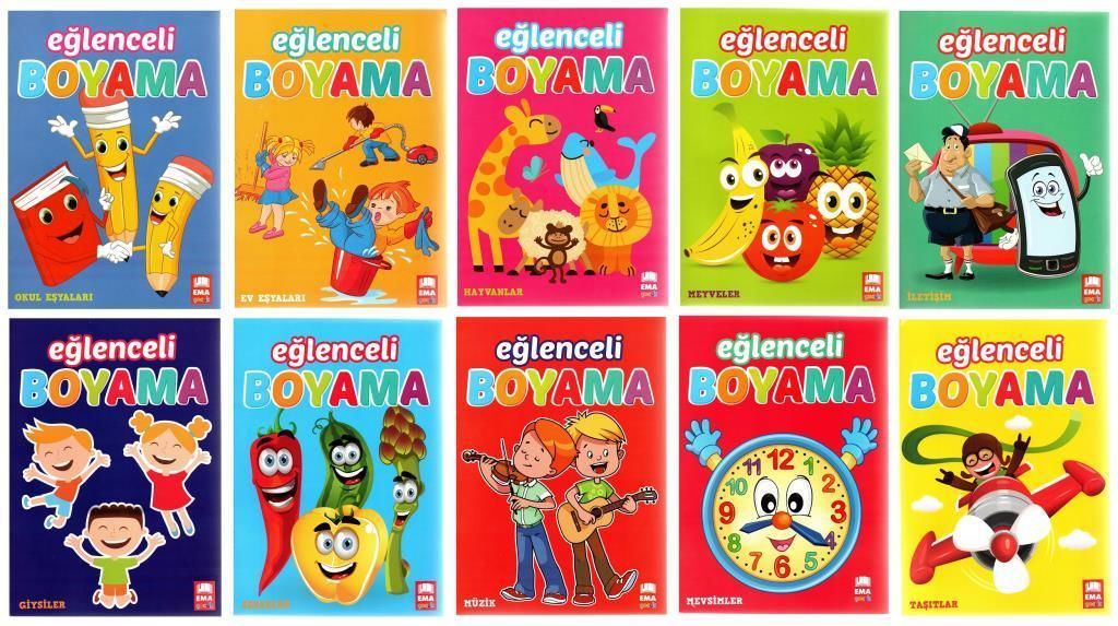 EMA EĞLENCELİ BOYAMA 1-10