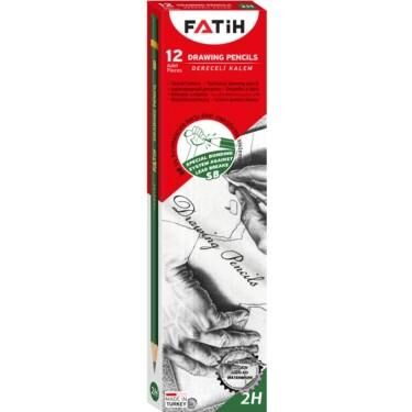 FATİH DERECELİ KALEM 2H 12 Lİ