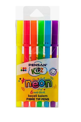 PENSAN KIDS PASTEL NEON KEÇELİ KALEM 6 RENK