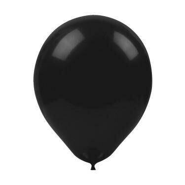 VATAN BALON TEK RENK 12 INC 100 LÜ SİYAH