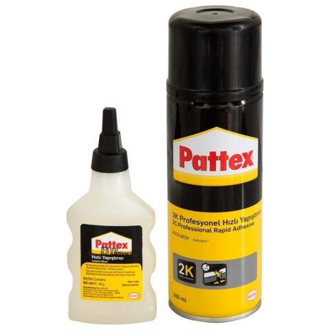 PATTEX HIZLI YAPIŞTIRICI SPREYLİ 200+50 ML