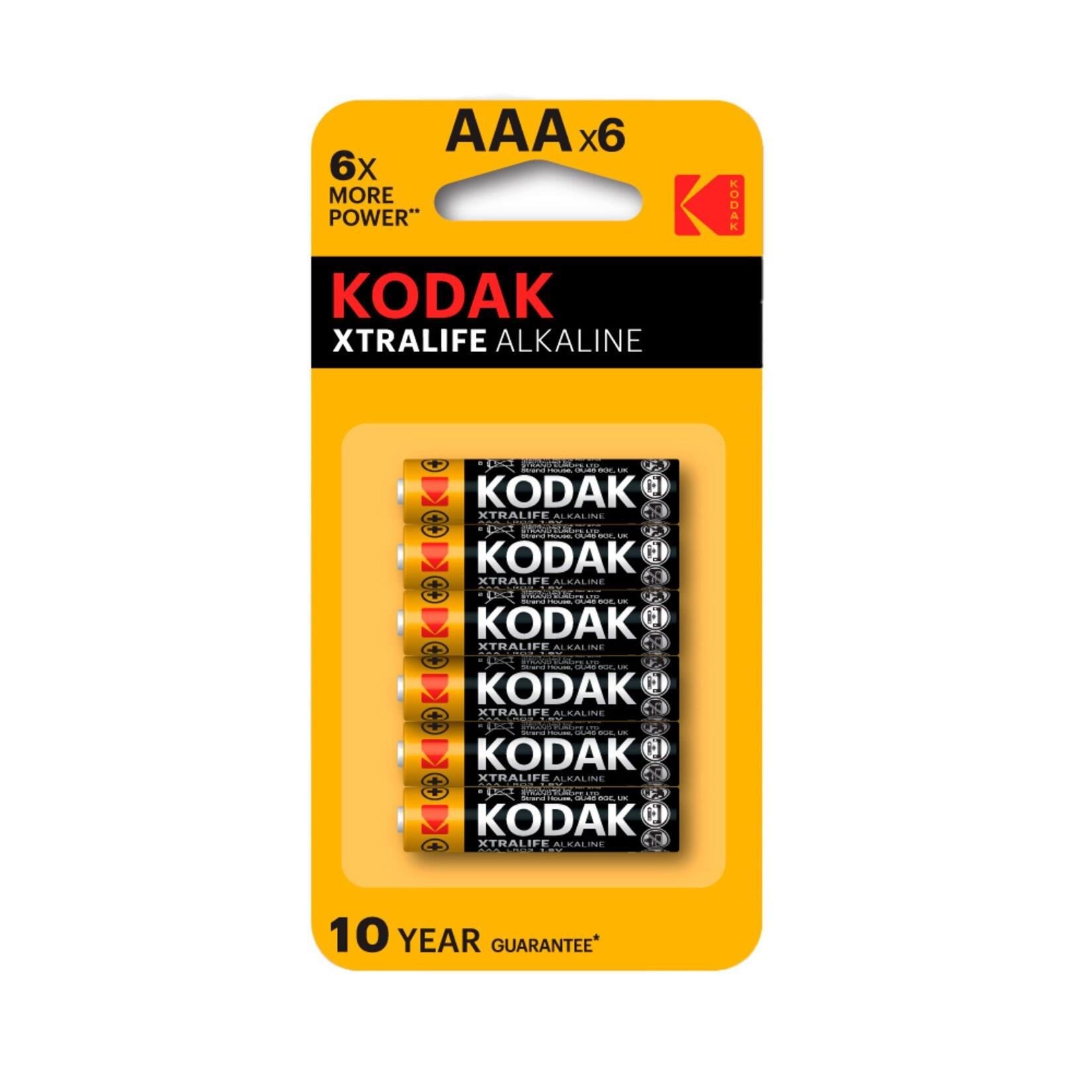 KODAK XTRALİFE ALKALIN İNCE PİL 4+2 AAA (BLISTER)