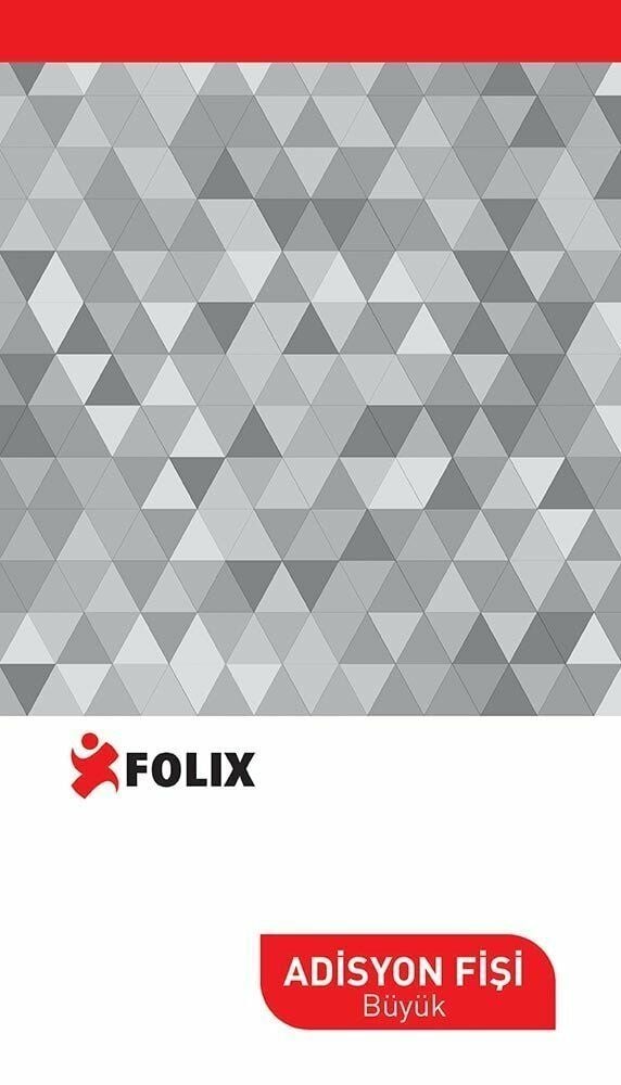 FOLIX ADİSYON FİŞİ BÜYÜK