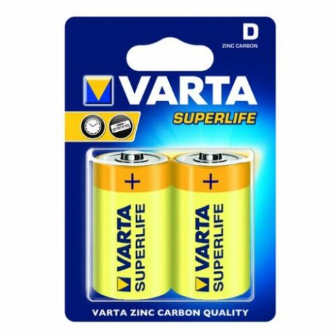 VARTA SUPERLIFE BÜYÜK PİL D 2 Lİ (BLISTER)