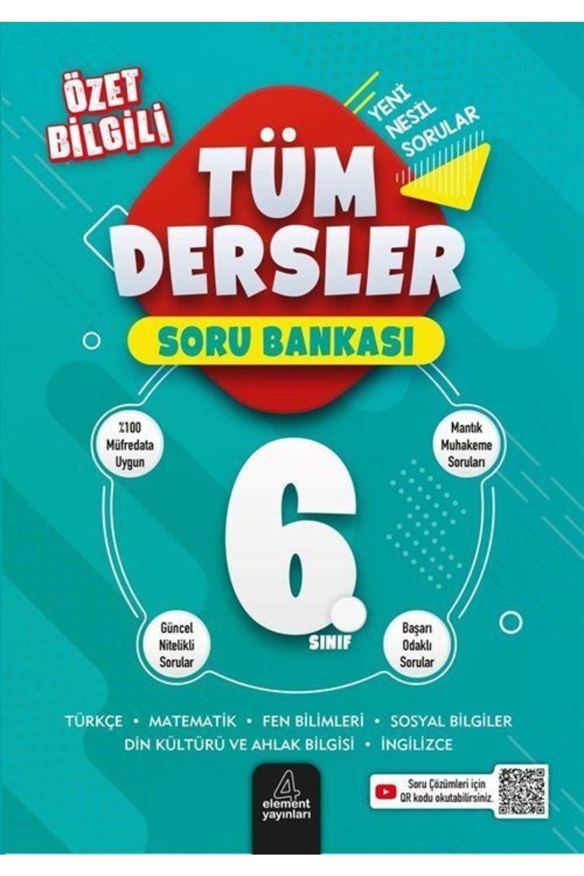 4ELEMENT TÜM DERSLER SORU BANKASI 6.SINIF