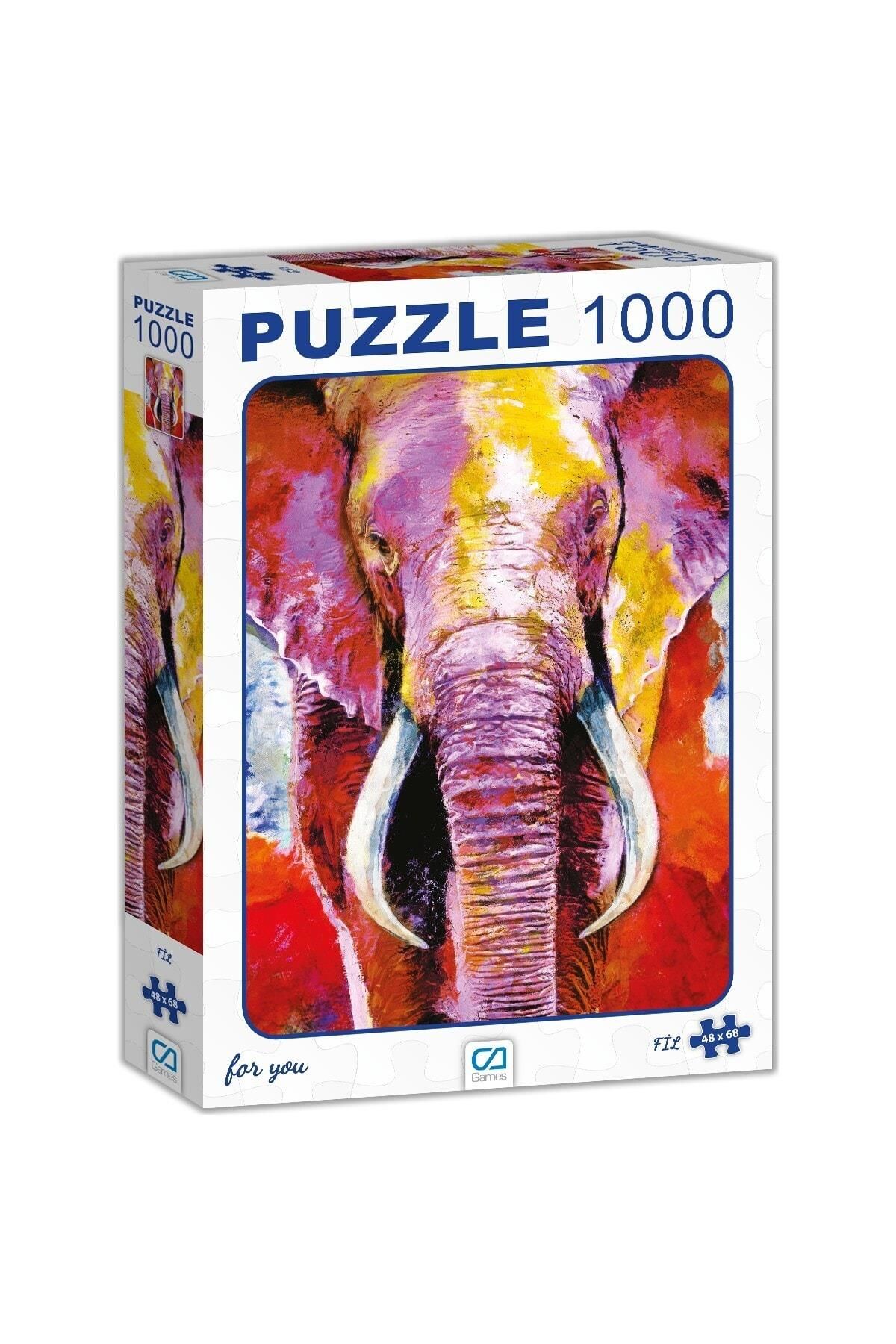 CA GAMES PUZZLE 1000 PARÇA FİL 7002