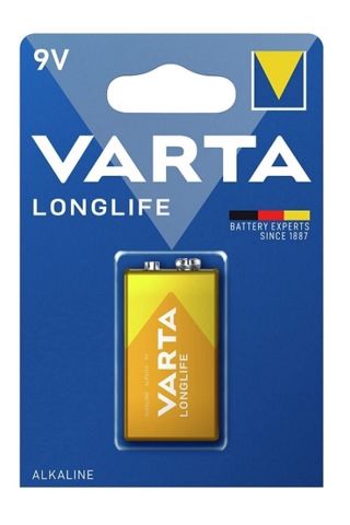 VARTA LONGLIFE ALKALIN 9 VOLT PİL TEKLİ