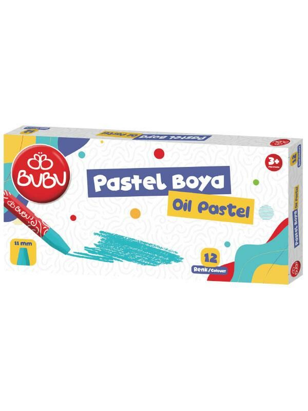 BU BU PASTEL BOYA 12 Lİ