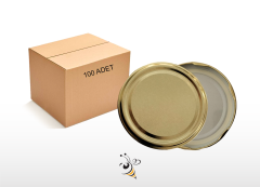 Kavanoz Kapağı 82 mm - Gold 100'lü Paket