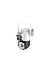 INOX-14IPC 3+3 Megapiksel 1080P Full HD Wi-Fi Çift Lensli Gece Görüşlü Suya Dayanıklı Dış Ortam Kamera