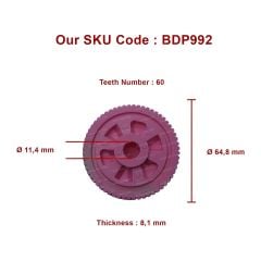 T5 İçin Yan Sürgülü Kapı Motor İç Dişlisi 7E1959245A