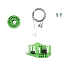 BMW 1 E87 HB 2004-2012 İçin Arka Sol Cam Tel Halat Kriko Tamir Seti AFHLN267 (OEM CODE: 51357138467-51337138465 )