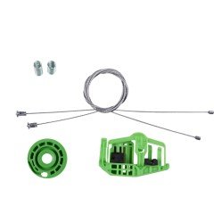 BMW 1 E87 HB 2004-2012 Arka Sağ Cam Tel Halat Kriko Tamir Seti EFGHLNT7 (OEM: 51357138468)